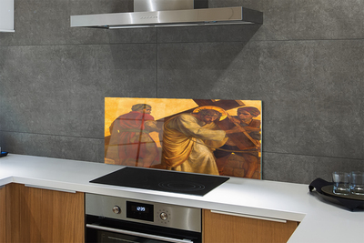 Kitchen Splashback Jesus cross