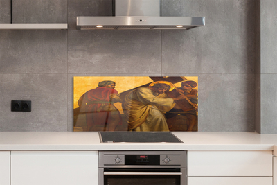 Kitchen Splashback Jesus cross