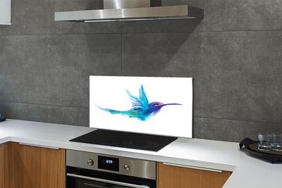 Kitchen Splashback painted parrot