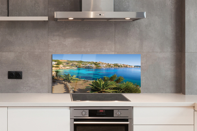 Kitchen Splashback Spain Coast seaside town