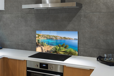 Kitchen Splashback Spain Coast seaside town