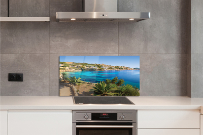 Kitchen Splashback Spain Coast seaside town