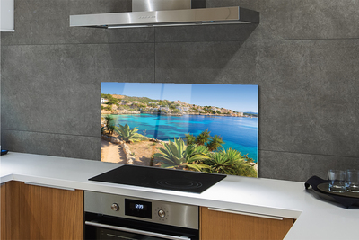 Kitchen Splashback Spain Coast seaside town