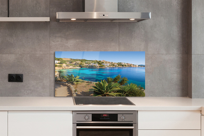 Kitchen Splashback Spain Coast seaside town