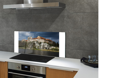 Kitchen Splashback Krakow castle river