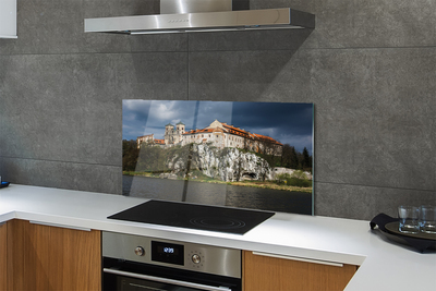 Kitchen Splashback Krakow castle river