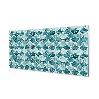 Kitchen Splashback Ground fish scales