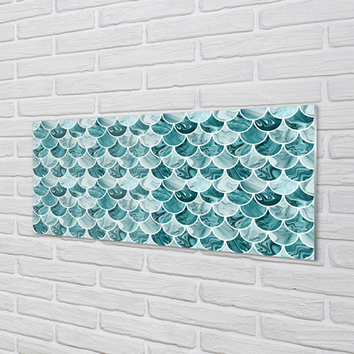 Kitchen Splashback Ground fish scales