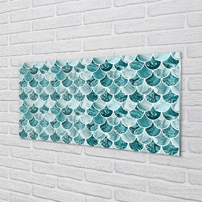 Kitchen Splashback Ground fish scales