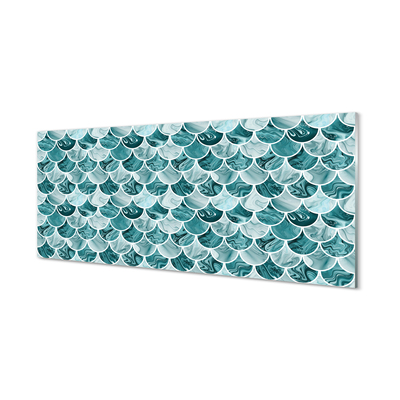 Kitchen Splashback Ground fish scales