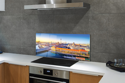 Kitchen Splashback Berlin river bridges