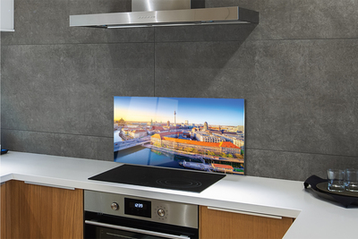 Kitchen Splashback Berlin river bridges