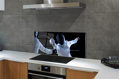 Kitchen Splashback People in white