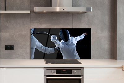 Kitchen Splashback People in white