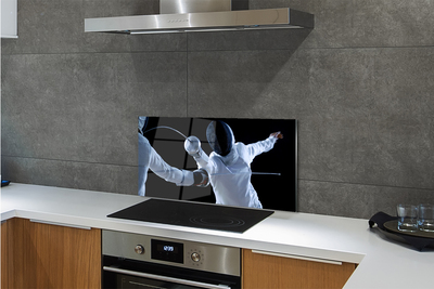 Kitchen Splashback People in white