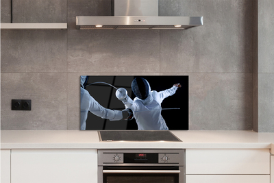 Kitchen Splashback People in white