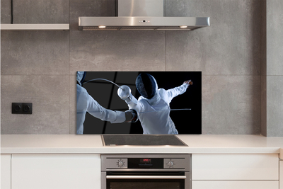 Kitchen Splashback People in white