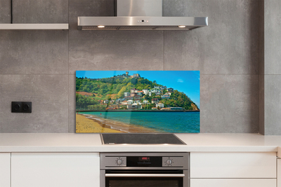 Kitchen Splashback Spain mountain village beach