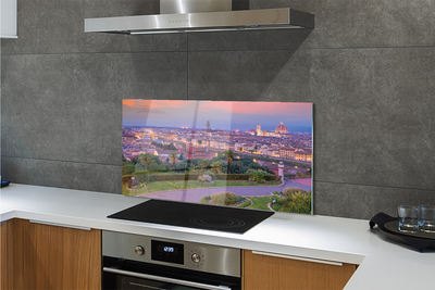 Kitchen Splashback Italy River Panorama