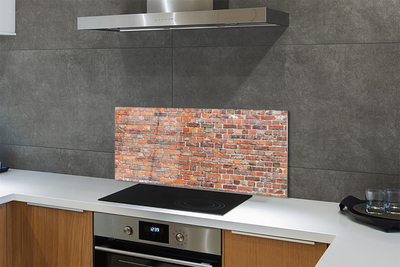 Kitchen Splashback Vintage brick wall