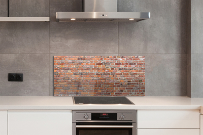 Kitchen Splashback Vintage brick wall