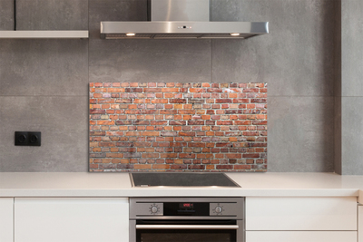 Kitchen Splashback Vintage brick wall