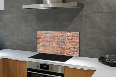 Kitchen Splashback Vintage brick wall