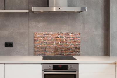 Kitchen Splashback Vintage brick wall