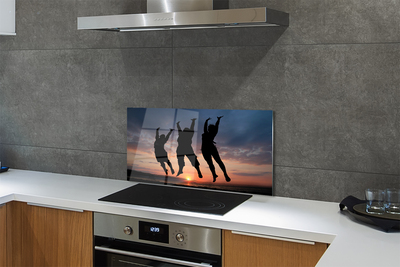 Kitchen Splashback People clouds west