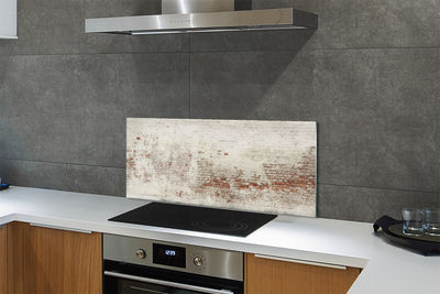 Kitchen Splashback Vintage brick wall