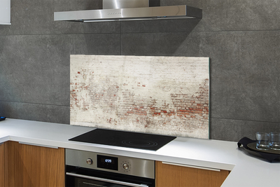 Kitchen Splashback Vintage brick wall