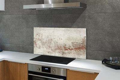 Kitchen Splashback Vintage brick wall