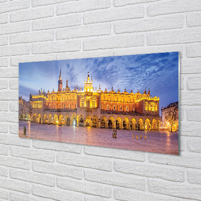 Kitchen Splashback Sunset Krakow material