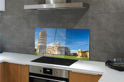 Kitchen Splashback Italy Tower of Pisa Cathedral