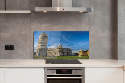 Kitchen Splashback Italy Tower of Pisa Cathedral