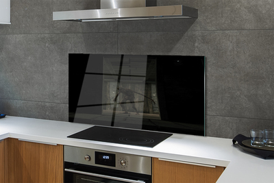 Kitchen Splashback Dark Zombie building