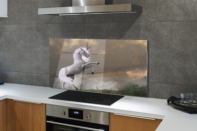 Kitchen Splashback Top Unicorn