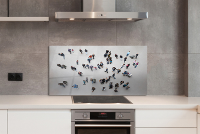 Kitchen Splashback People, birds fly