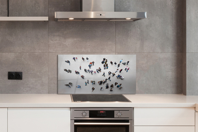 Kitchen Splashback People, birds fly