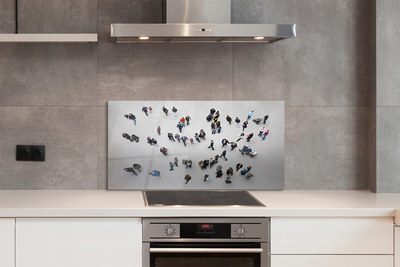 Kitchen Splashback People, birds fly