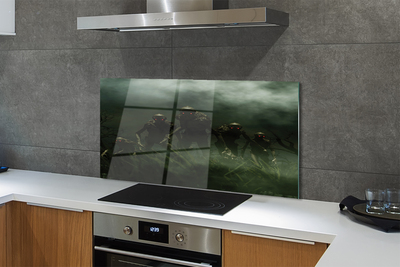 Kitchen Splashback Zombie clouds