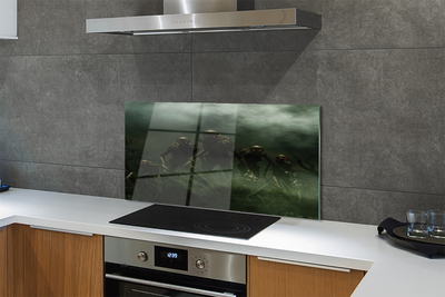 Kitchen Splashback Zombie clouds