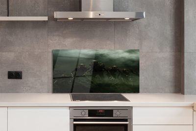 Kitchen Splashback Zombie clouds