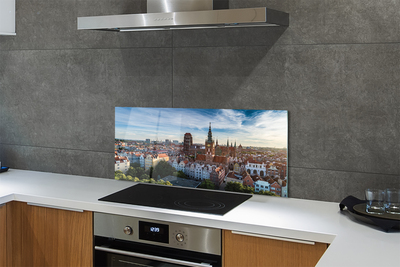 Kitchen Splashback Church Gdansk Panorama