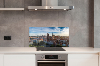 Kitchen Splashback Church Gdansk Panorama