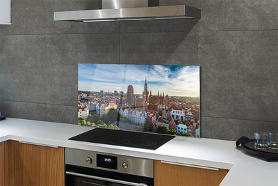 Kitchen Splashback Church Gdansk Panorama