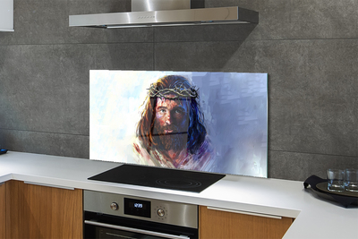 Kitchen Splashback Picture of Jesus