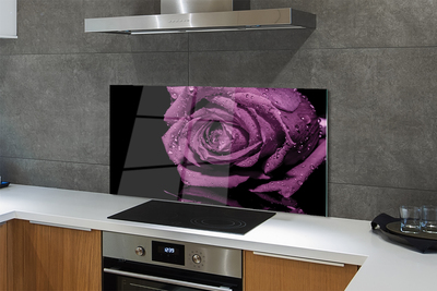 Kitchen Splashback Pink Purple