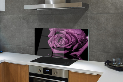 Kitchen Splashback Pink Purple