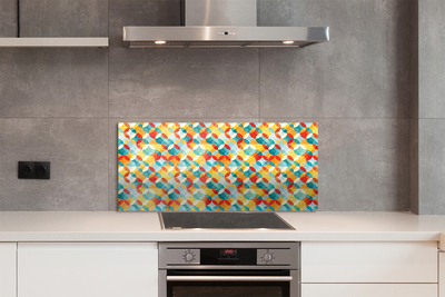 Kitchen Splashback colorful pattern